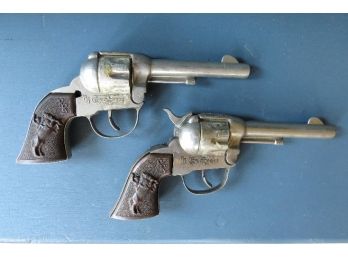 Pair Of Vintage Roy Rogers Toy Cap Pistols