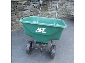 Ace Hardware Green Turf Adjustable Drop Spreader