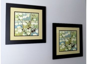 Pair Of Framed Botanical Prints