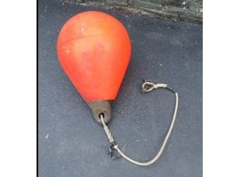 Big Orange Anchor Line Marker Or Flotation Ball