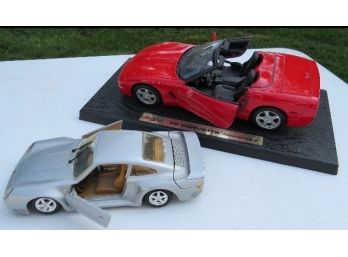 Two Scale Model Cars - Lots Of Fine Details