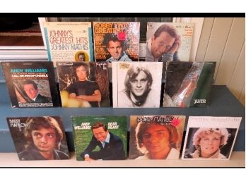 Mixed Record Lot - Manilow, Williams, Diamond, Johnny Mathis, Andy Williams & More