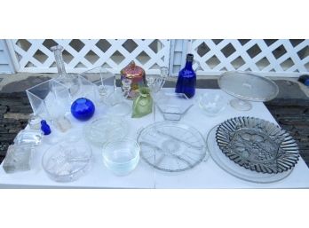 Misc. Collectible & Useful Glass Lot Mid-century To Present