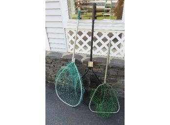 Grouping Of 3 Fishing Nets - Don't Let The Big One Get Away!