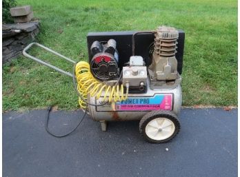 Campbell Hausfeld Power Pro Electric 2hp Tank Compressor W/air Coil On Wheels