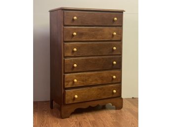 Lea Line Leads Six Drawer Tall Dresser