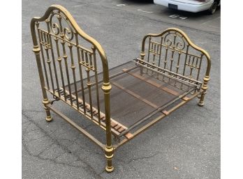 Antique Brass Double Bed Frame