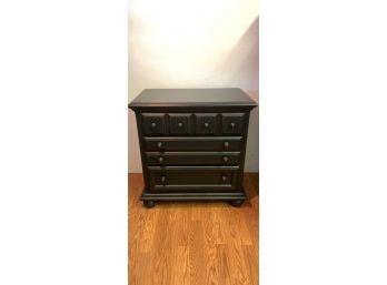 Black 3 Drawer Nightstand