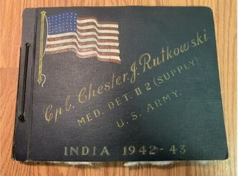 U.S. Army In India 1942-1943 Photo Album