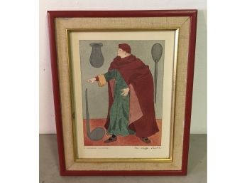 IV. Apothecary 15th Century Signed Piece Of Artwork