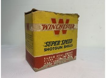 Vintage Winchester Super Speed Shotgun Shells Empty Box