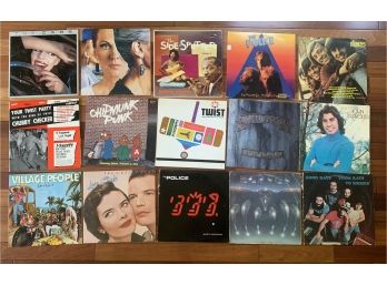 Lot Of 15 Vinyl Records Including The Police, The Monkeys, The Cars & More! #3