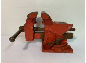 Vintage 3 1/2 Scout Vice - Made In USA