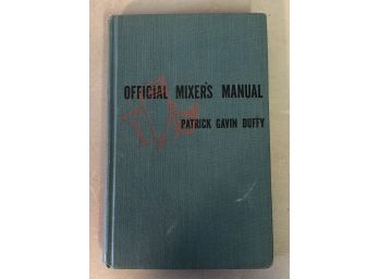 The Official Mixers Manual Vintage Book