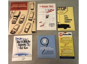 Vintage Drivers Education Pamphlet Collection