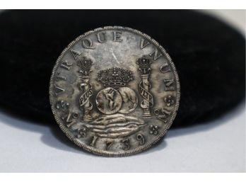 1739 Coin Turned Into Pin 1.5'