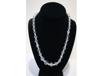 Aurora Borealis 1 Strand Crystal Necklace 21'