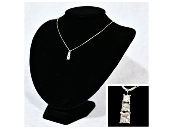 1 Carat (TW) Graduated Diamond Necklace