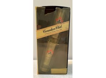 Pair Of Canadian Club Whiskey Glasses