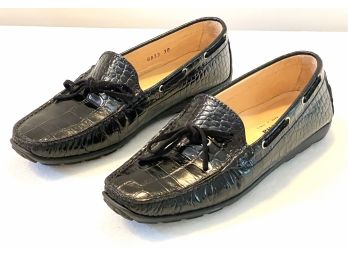 Pair Of Womens Ciao Bella Italian Leather Shoes Size 8