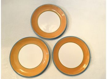 Lot Of Three Dansk Hand Painted Plates