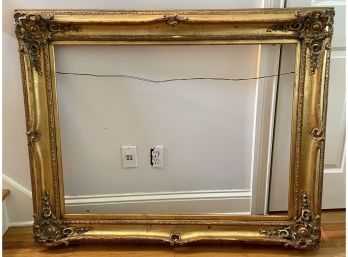 Wooden Gold Colored Frame