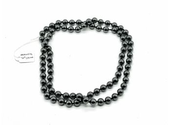 Hematite Bead Necklace 30