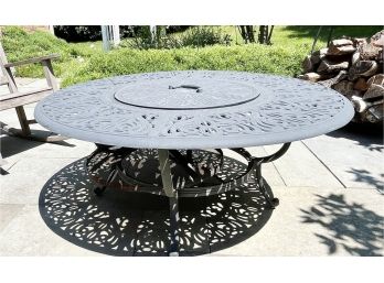 Fire Pit Table With Screen