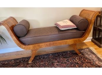 Hendredon Mid Century Modern Sleigh Bench