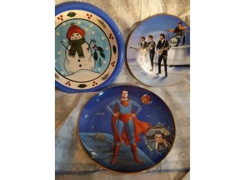 Odd Lot Collector Plate Trio