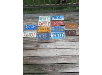 Old License Plate Lot