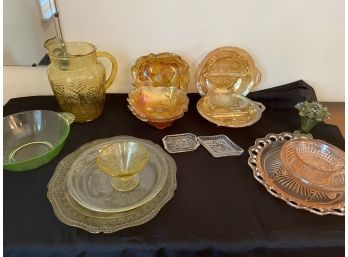 Group Of  Depression Glass - Great Collection