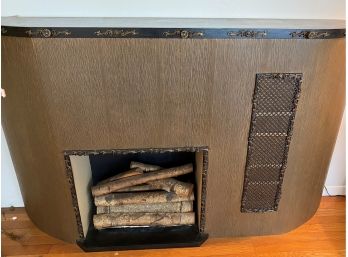 MCM Electric Decorative Fireplace