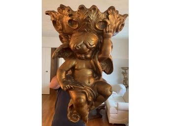 Gilt  Putti/Cherub Wall Art