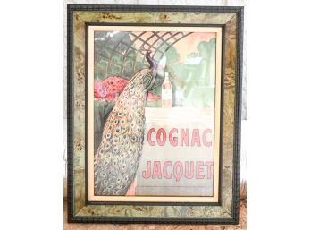 Lillian August Collection 'Cognac Jacquet' Framed Print