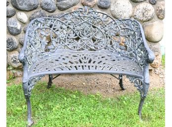 Wrought Iron Garden Bench