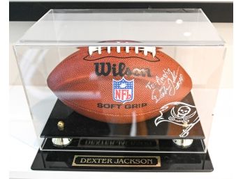 Dexter Jackson Autographed Football