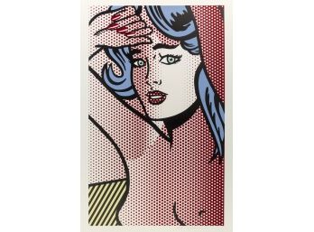 Roy Lichtenstein, Nude With Blue Hair, 1994 - FINE ART PRINT ON THICK ARCHIVAL PAPER