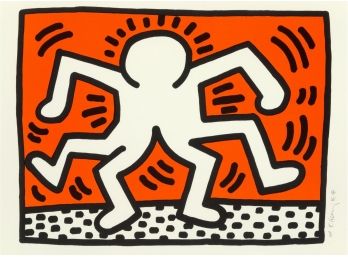 Keith Haring, Double Man, 1986 - FINE ART PRINT ON THICK ARCHIVAL PAPER