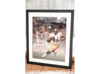 Jerome Bettis Autographed Poster