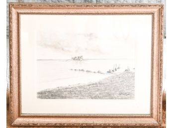 Print 'island Beach View 1997'