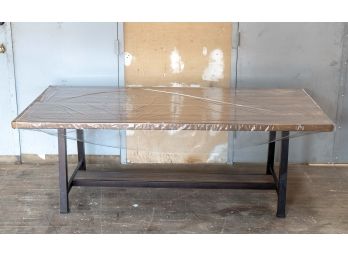 Modern Trestle Dining Table