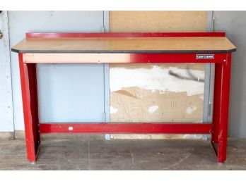 Craftsman Red Metal Workbench