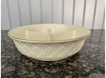 New Lenox 'Jacquard' Pattern Sectioned Bowl