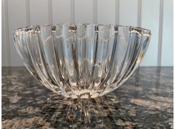 Tiffany & Co. Crystal Bowl With Heart Rim