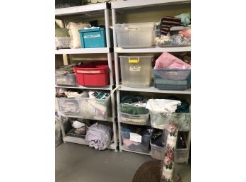 All Linens Just Contents Of Bins