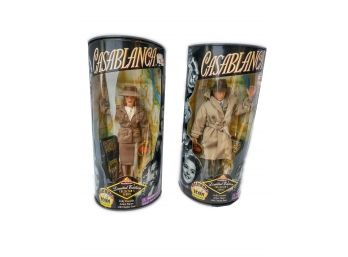 CASABLANCA Movie Action Figures - Set Of Two (2) - Limited Edition Collectors Series