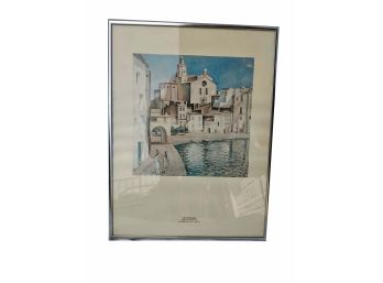 Framed Art Print - Salvador Dali, Port Alguer (1924)