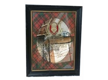 Glenlivet Scotch Whisky Promotional Mirror Sign