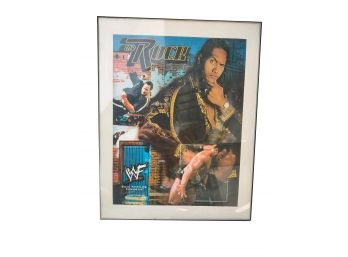 WWF The Rock Framed Photo Collage